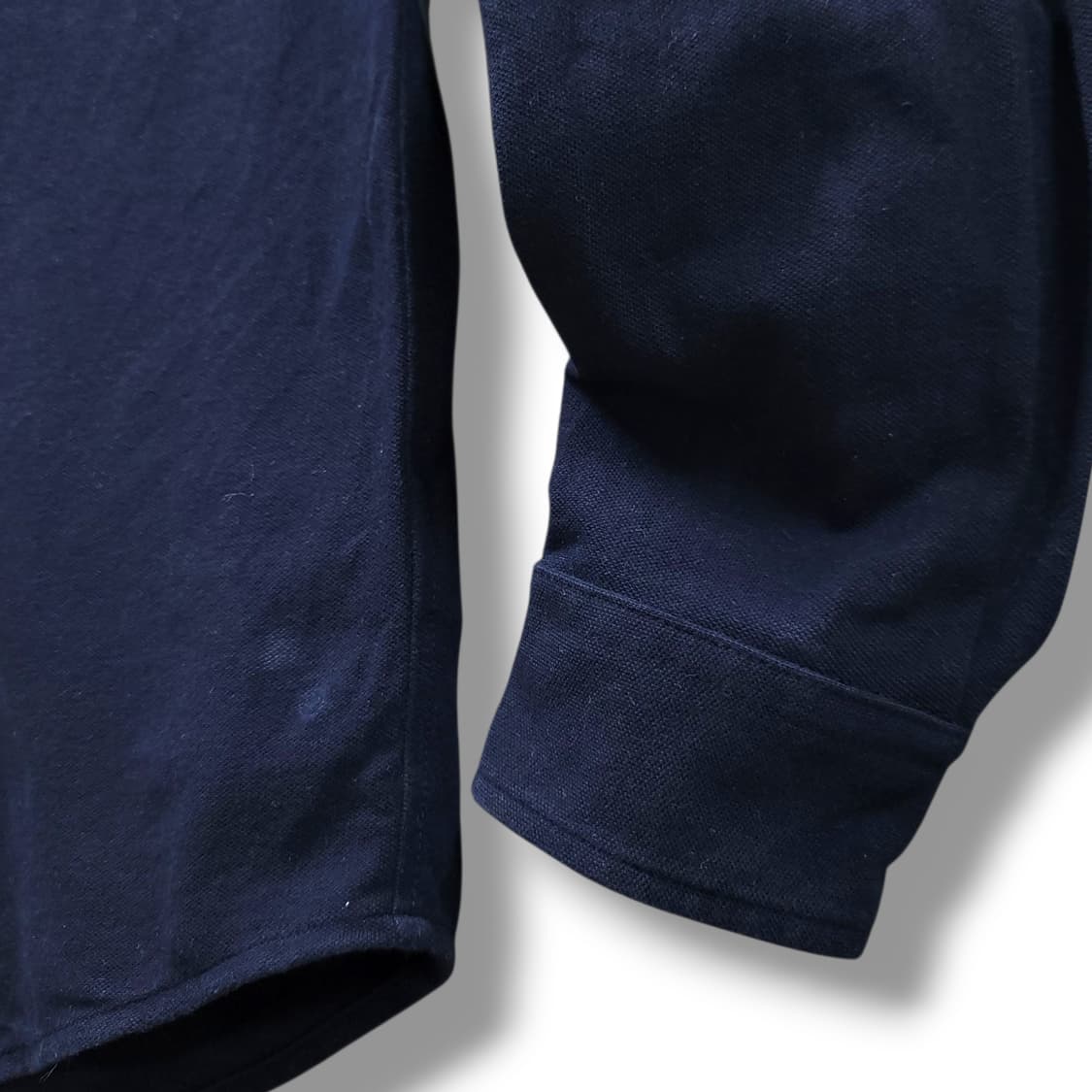[L] 폴로 네이비 페더웨이트 메시 헨리넥 긴팔셔츠 상품이미지6
