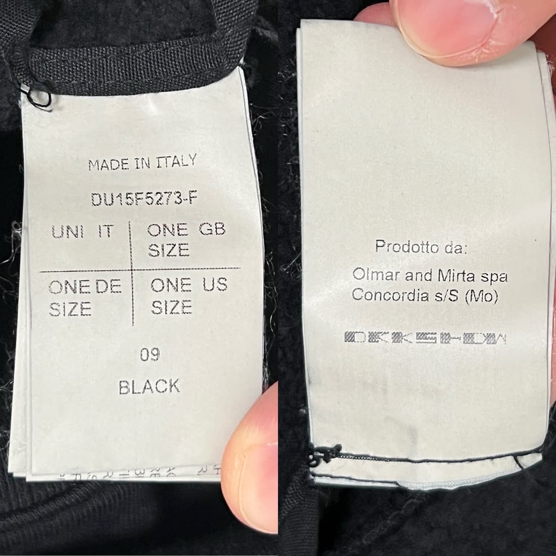 릭오웬스 15FW 다크쉐도우 롱 맨투맨 블랙 상품이미지8