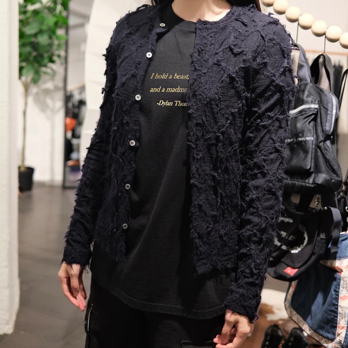 꼼데가르송 모헤어 가디건 상품이미지4