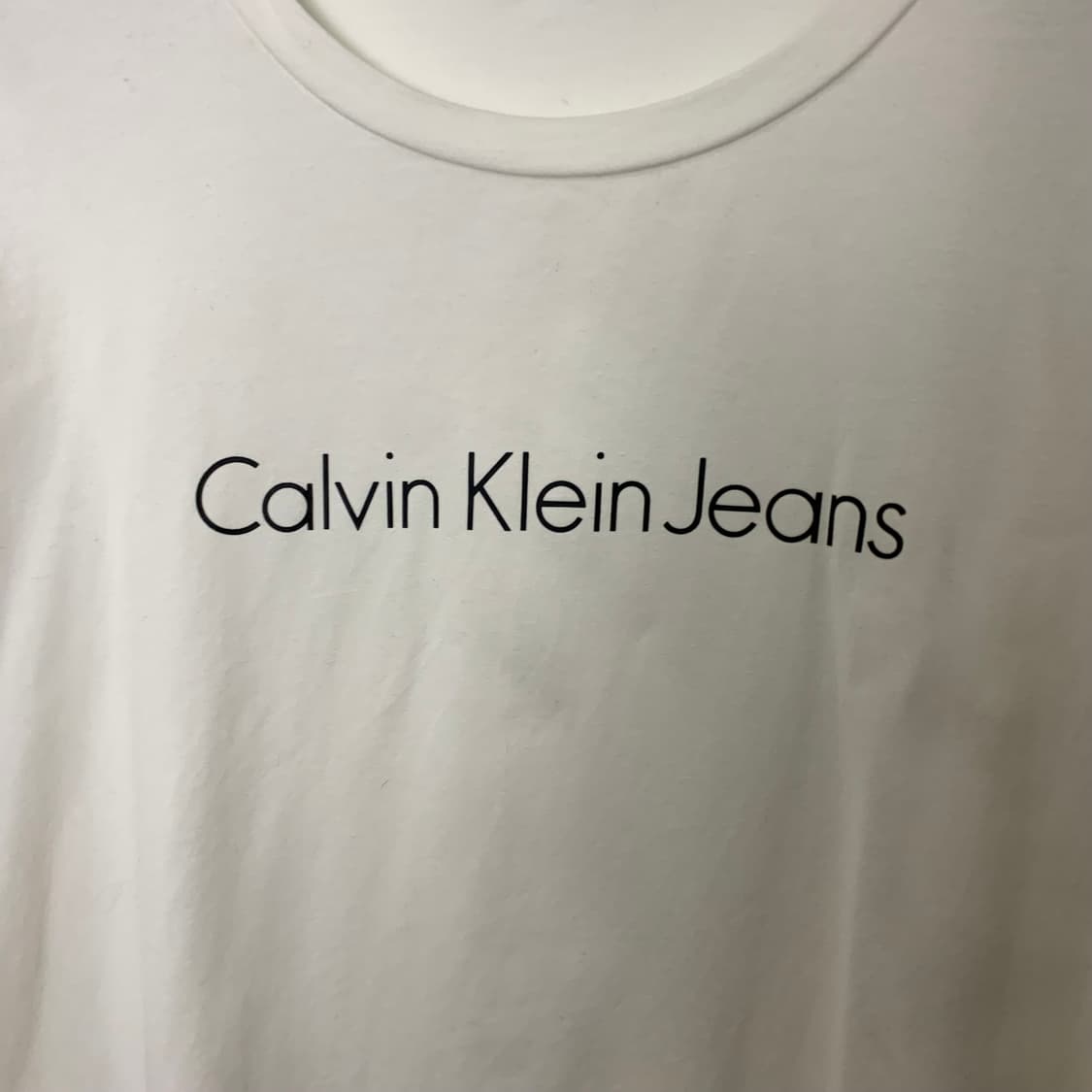 캘빈클라인 스펠아웃 화이트 롱 슬리브 상품이미지3