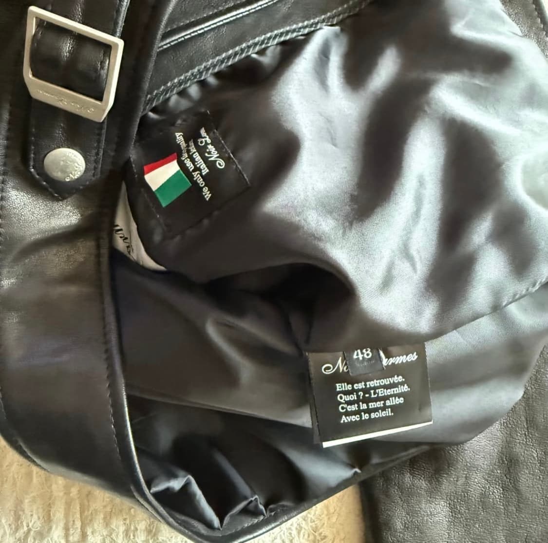 누아르 라르메스 램스킨 라이더 자켓 상품이미지7