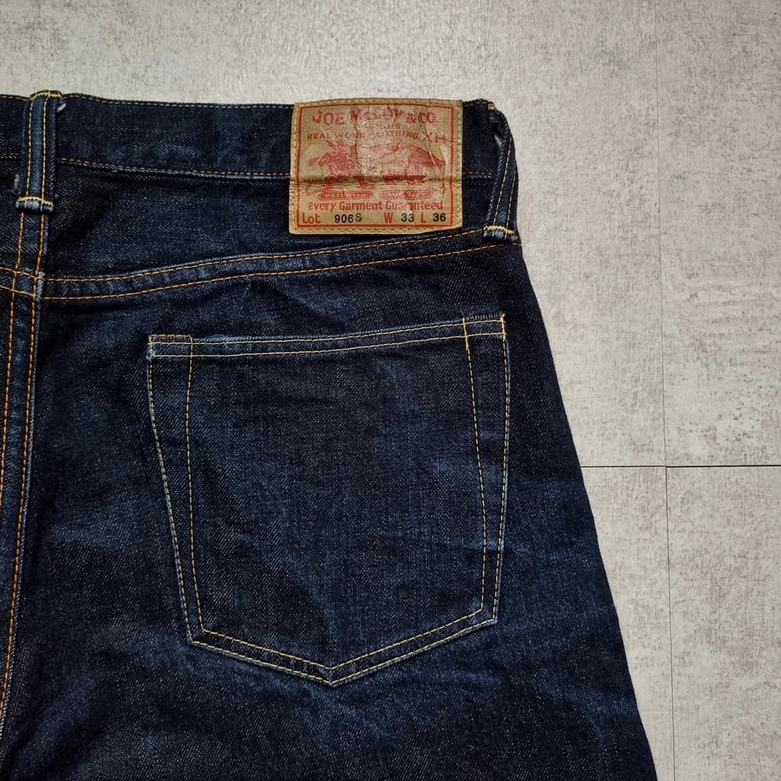 리얼맥코이 906S 셀비지 33sz 상품이미지7