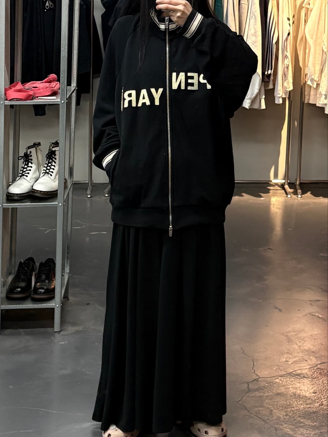 오와이 트랙집업 블랙 A3748 상품이미지1