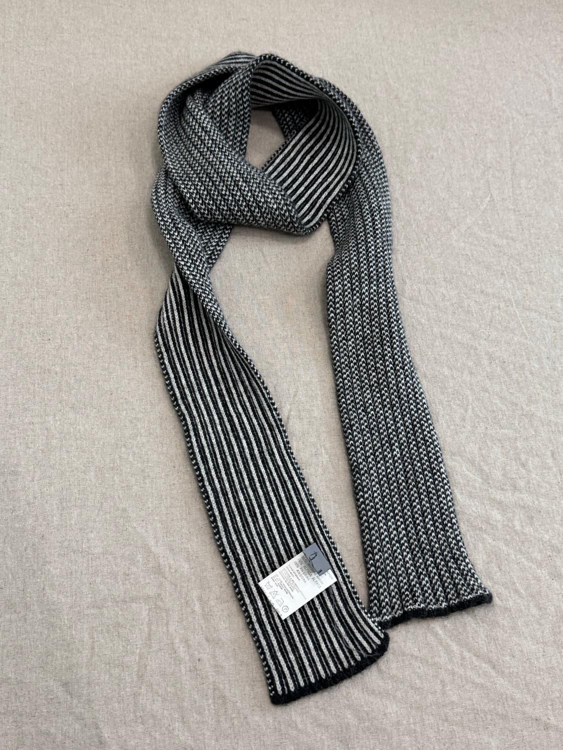 요지야마모토 뿌르옴므 00s 하운즈투스 울 머플러 상품이미지3