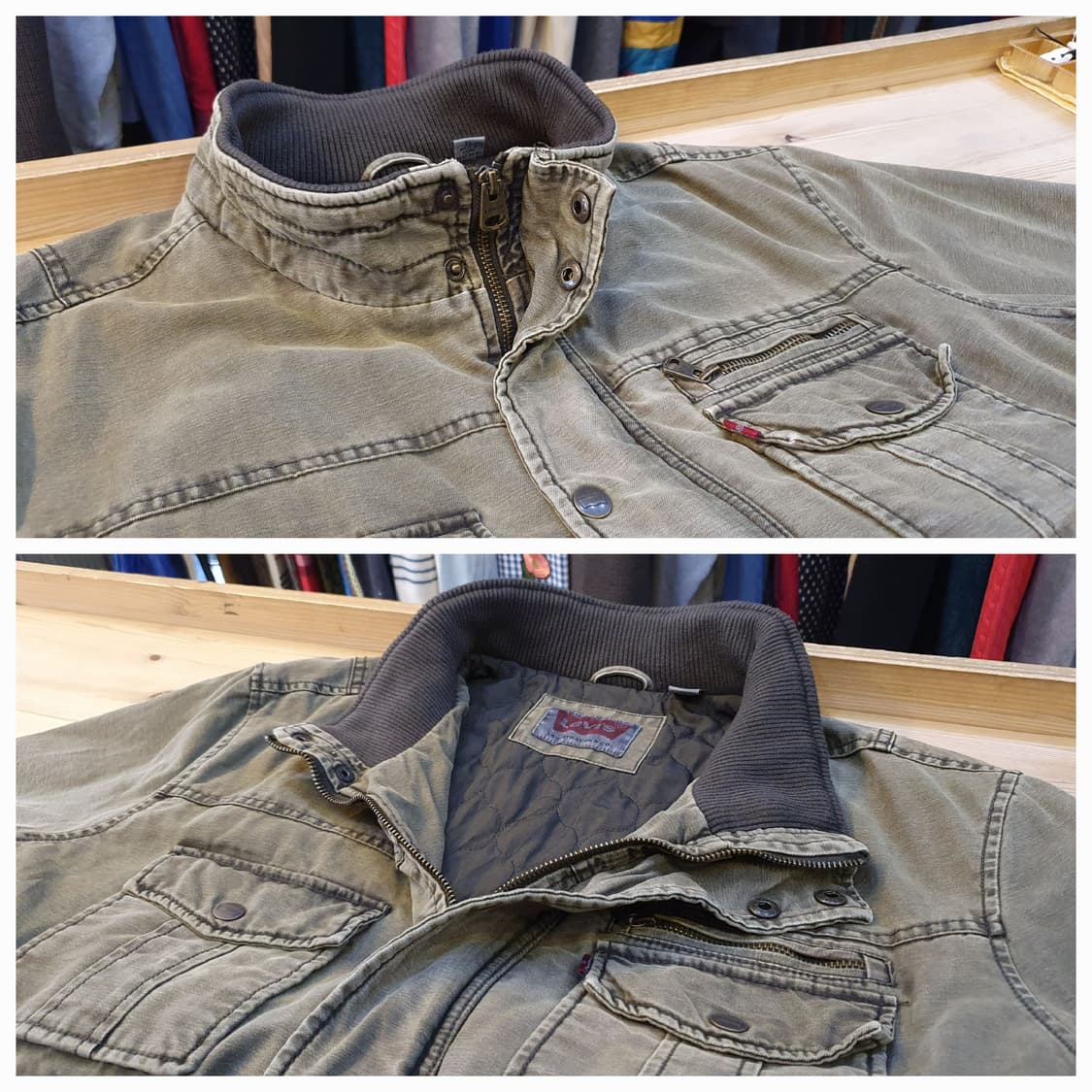 105.리바이스 빈티지 트러커 패딩점퍼 상품이미지3