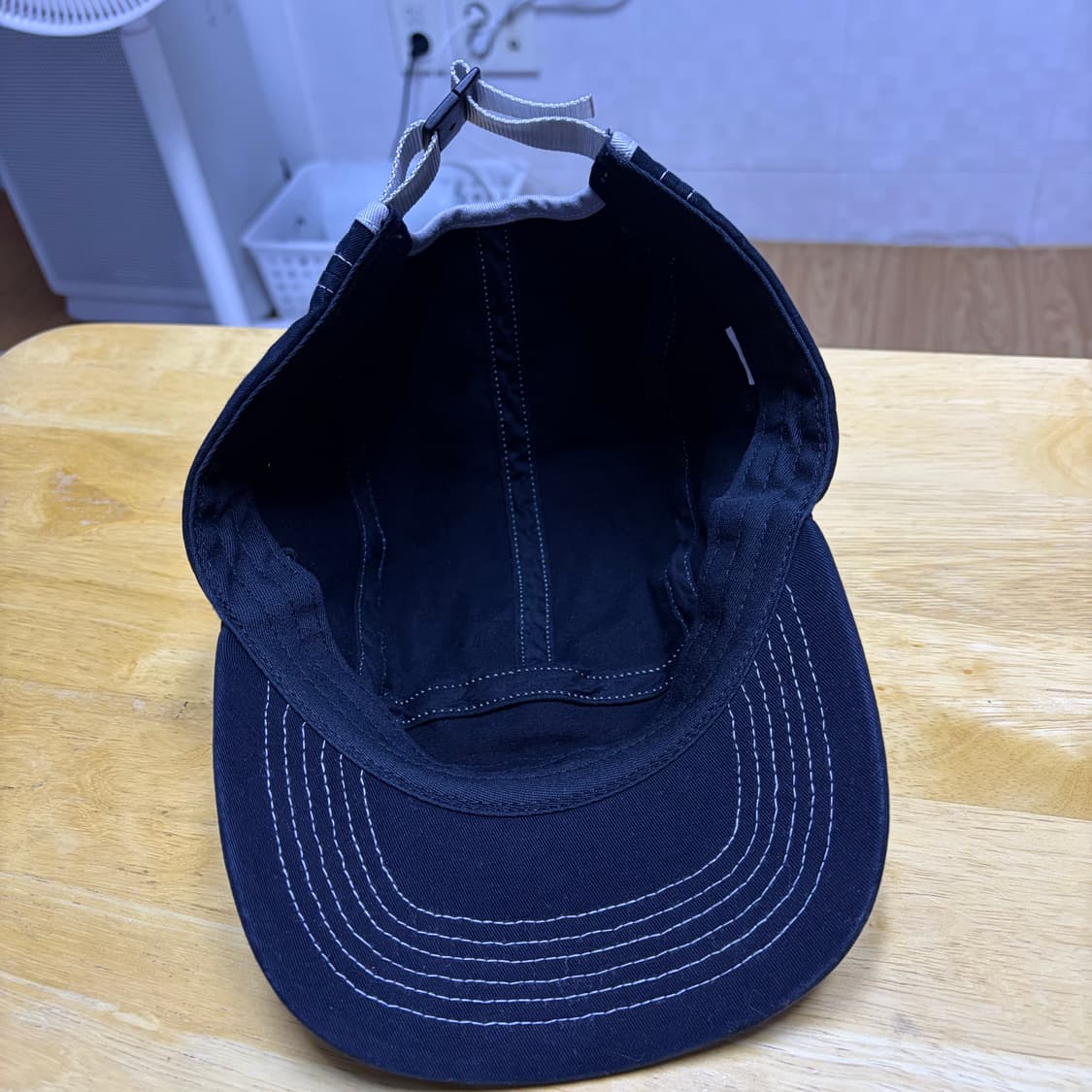 슈프림 투톤 트윌 캠프캡 블랙 22SS 상품이미지4