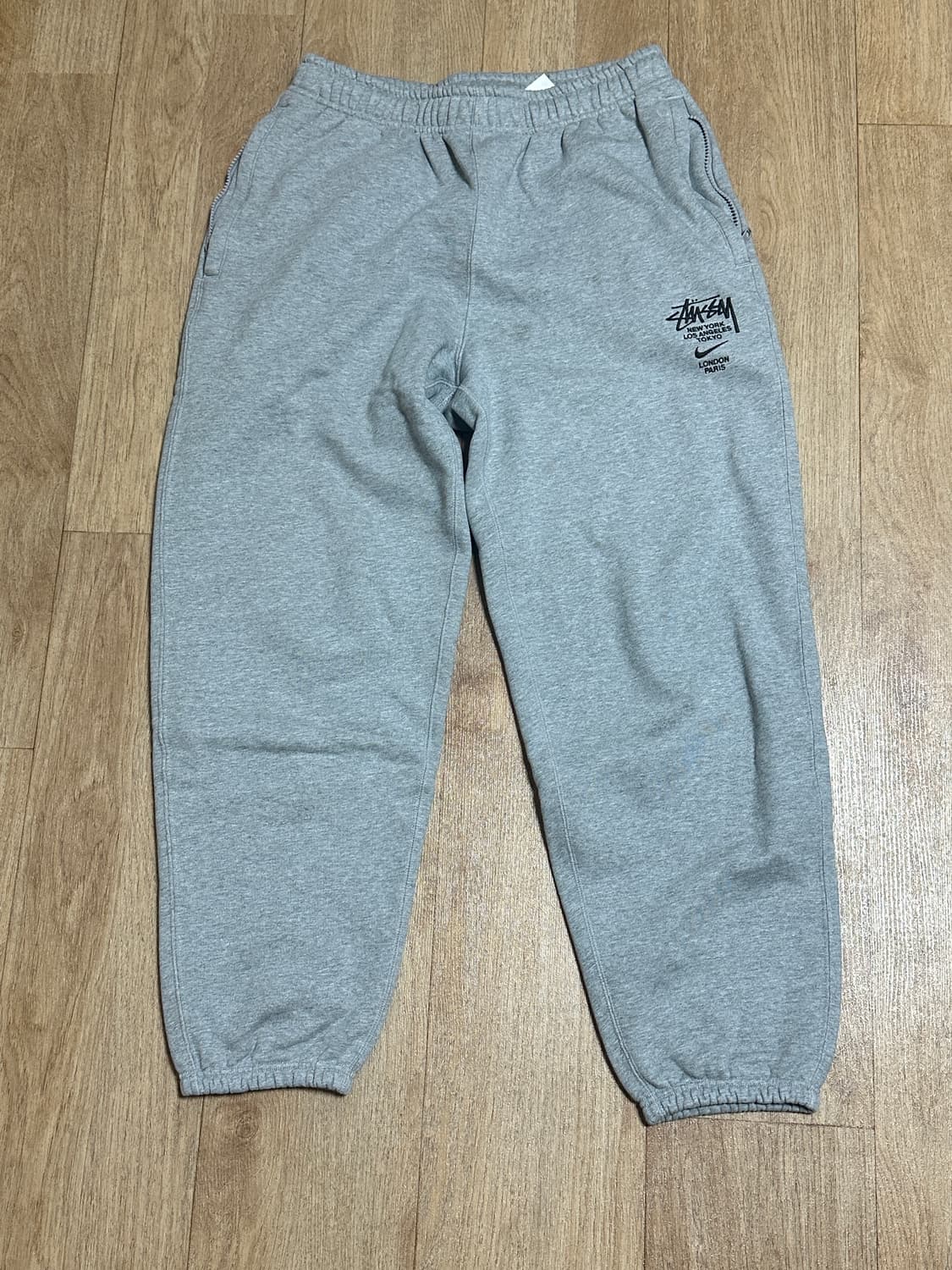 (S) 나이키 스투시 NRG ZR 플리스 팬츠 헤더 그레이 US/EU 버 상품이미지1