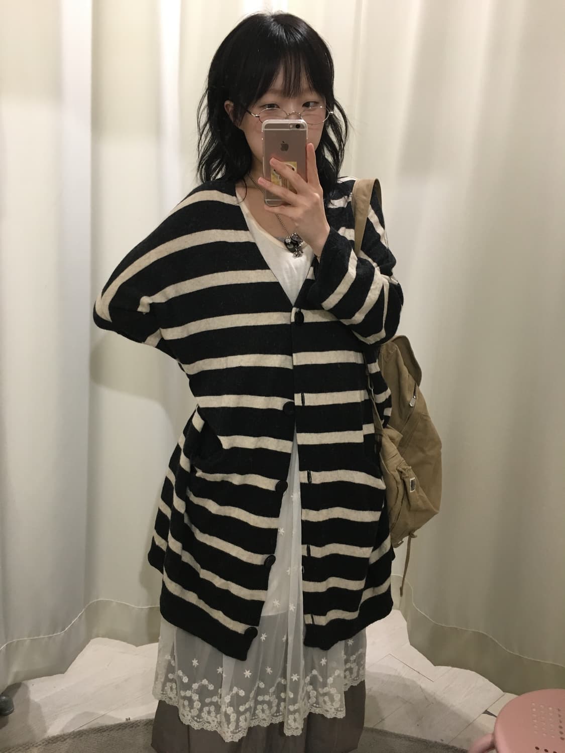 Stripe long cardigan 상품이미지3