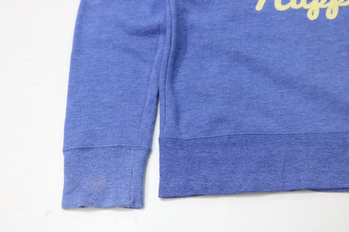 UnderWraps 언더랩스 빈티지 타이포그래피 블루 스웨트셔츠 (M) 상품이미지5