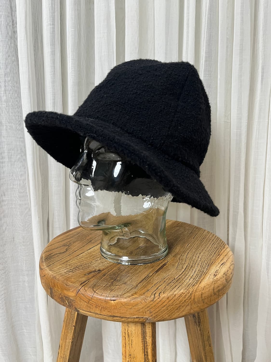 요지야마모토 부클 울 버킷햇 yohji yamamoto noir 상품이미지8