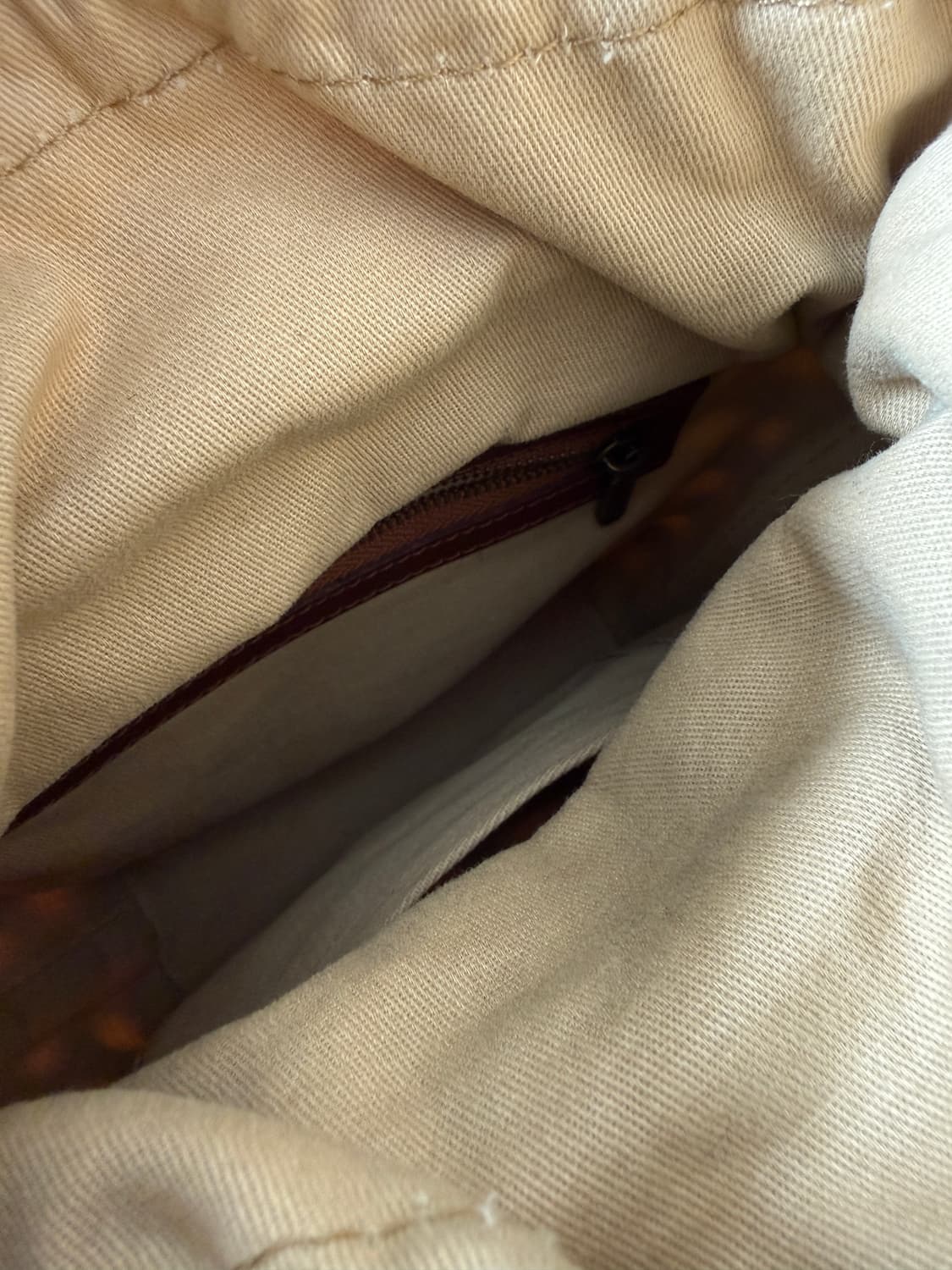 Pre owned 레더 위밍 토트 숄더백 상품이미지7