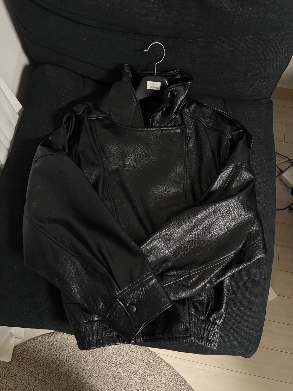 ZARA 페이크 레더 자켓 상품이미지1