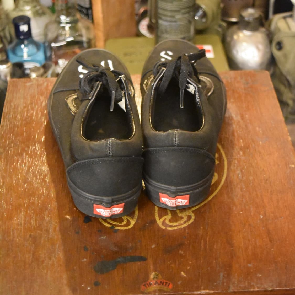 Vans Sneakers US Custom Black 255 Size 상품이미지4