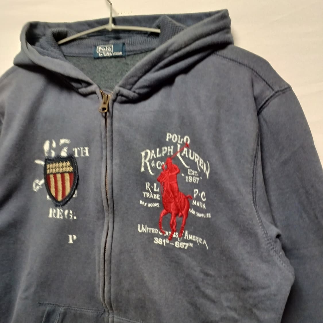 90s Polo 폴로 랄프로렌 헤리티지 후드집업 상품이미지2