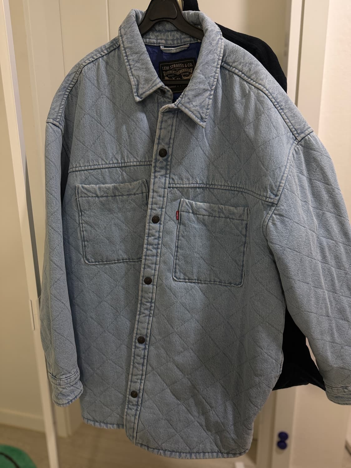 리바이스 데님 퀄팅 반코트 상품이미지1