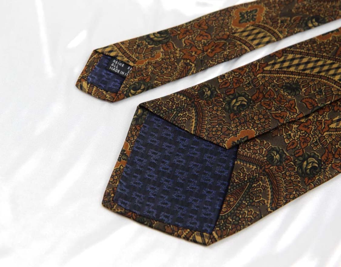 마리오 발렌티노 9.2cm A등급 페이즐리 남자 명품 넥타이 상품이미지4