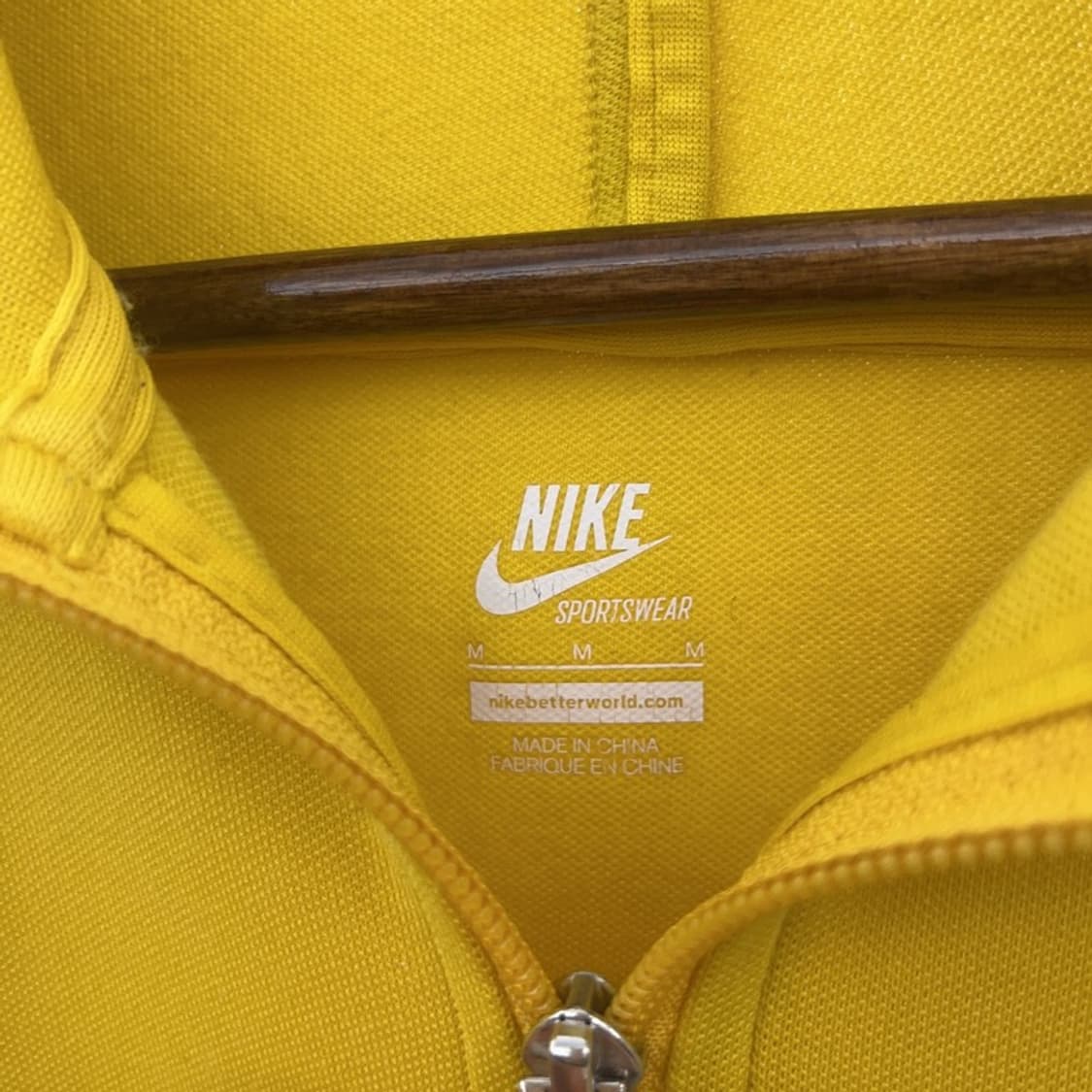 나이키 레트로 Y2K 00's 머스타드 옐로우 져지 집업 M C09374 상품이미지5