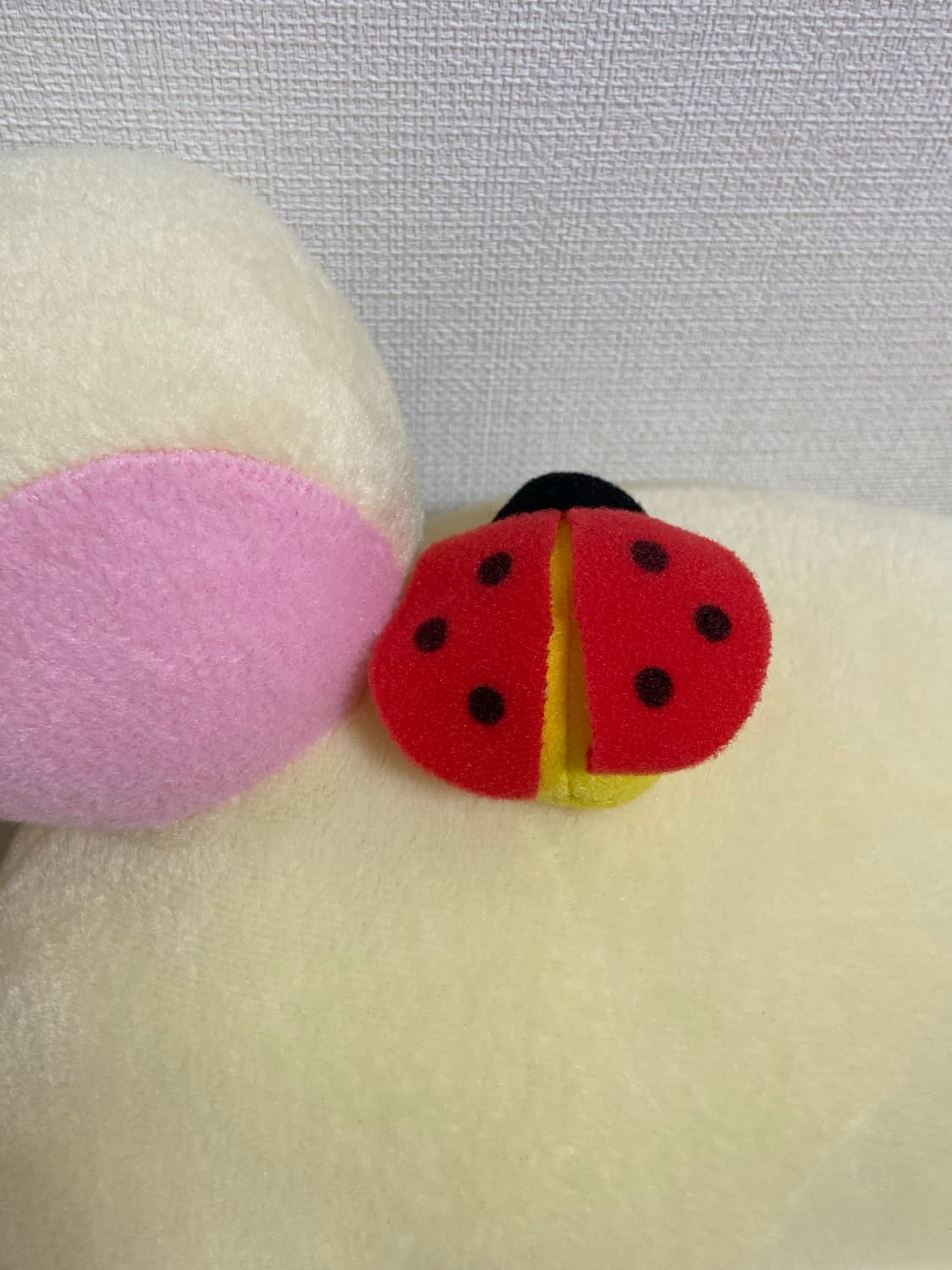 산엑스 고전 코리락쿠마 무당벌레 네잎클로버 대형인형 쿠션 상품이미지5