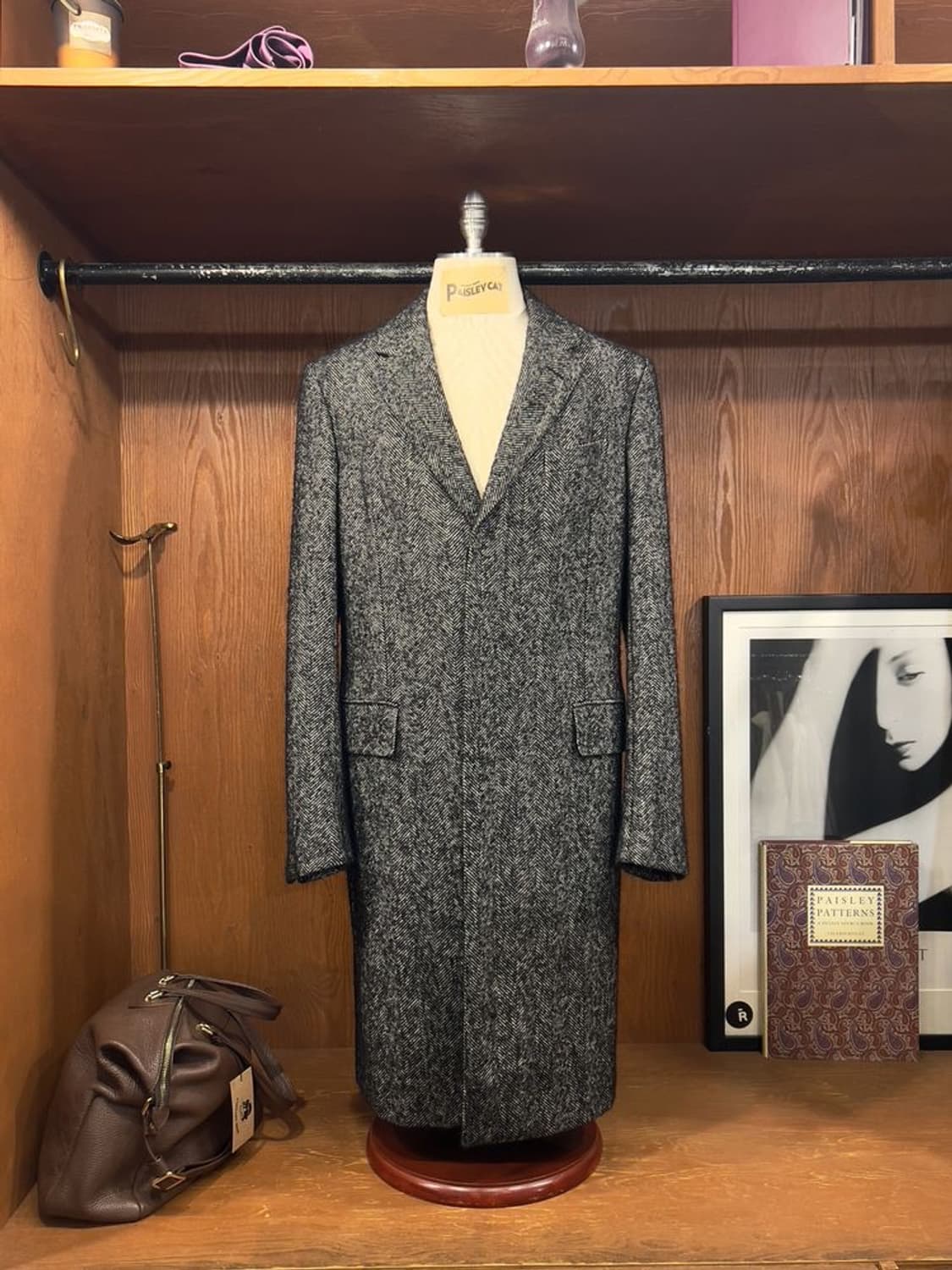 던힐 헤링본 코트 상품이미지1