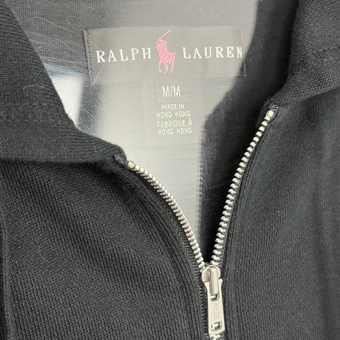 폴로 랄프로렌 핑크 로고 후드 집업 상품이미지4