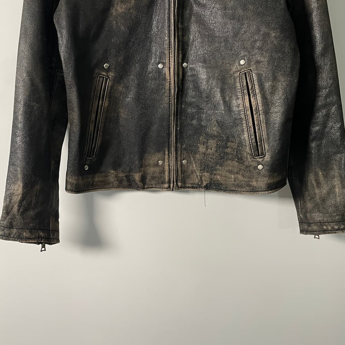 GABBA 리얼레더 워싱 가죽자켓 (on.586)   상품이미지6