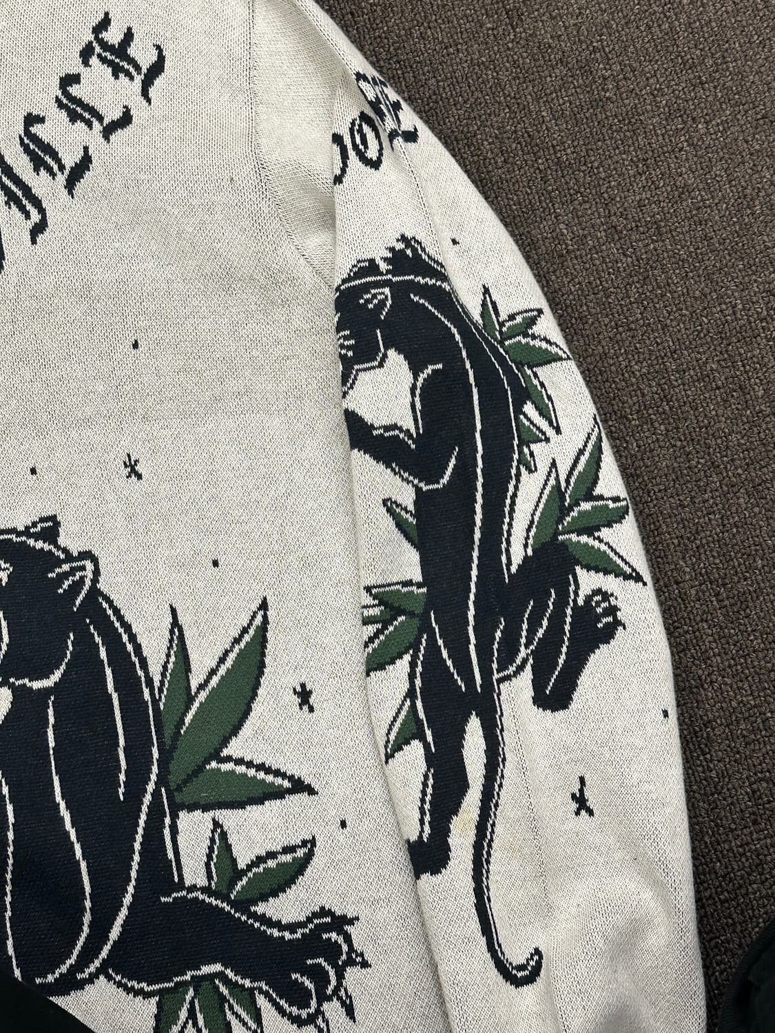 XL)Gangsterville vintage 패턴 니트 스웨터 상품이미지3