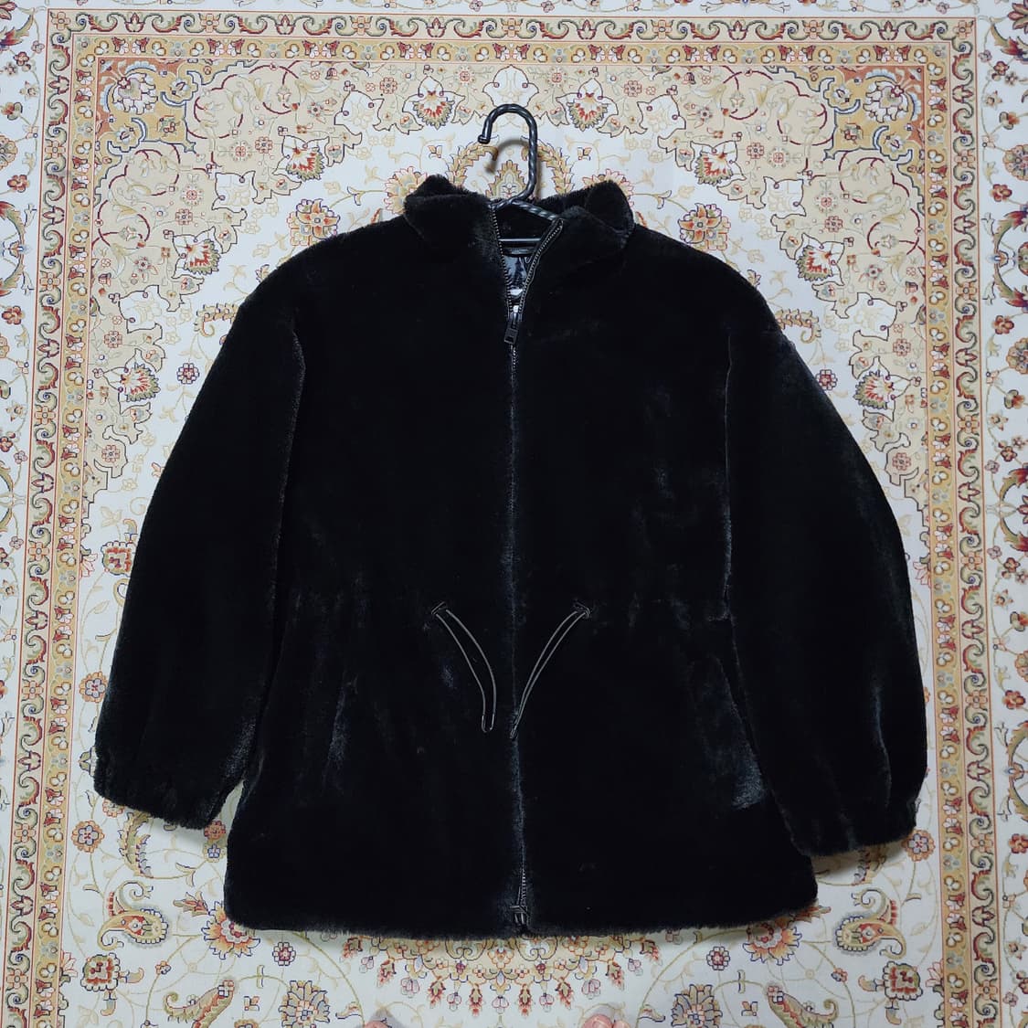 자라 투웨이지퍼 페이크퍼 자켓 m 상품이미지1