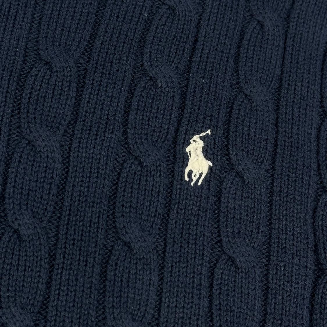 폴로 랄프로렌 클래식 여성 케이블 니트 네이비 여성S 상품이미지4