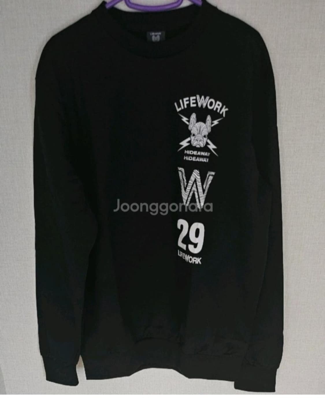 라이프워크맨투맨 티셔츠 L사이즈 상품이미지1