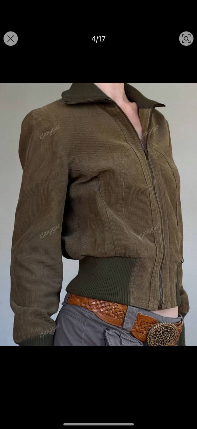 빈티지 크롭 코듀로이 자켓 상품이미지2