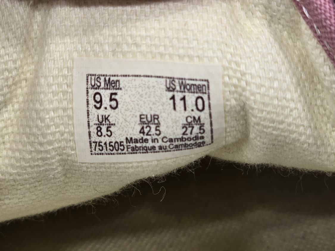 거의새거) 반스 올드스쿨 핑크 스웨이드 스니커즈 275 상품이미지6