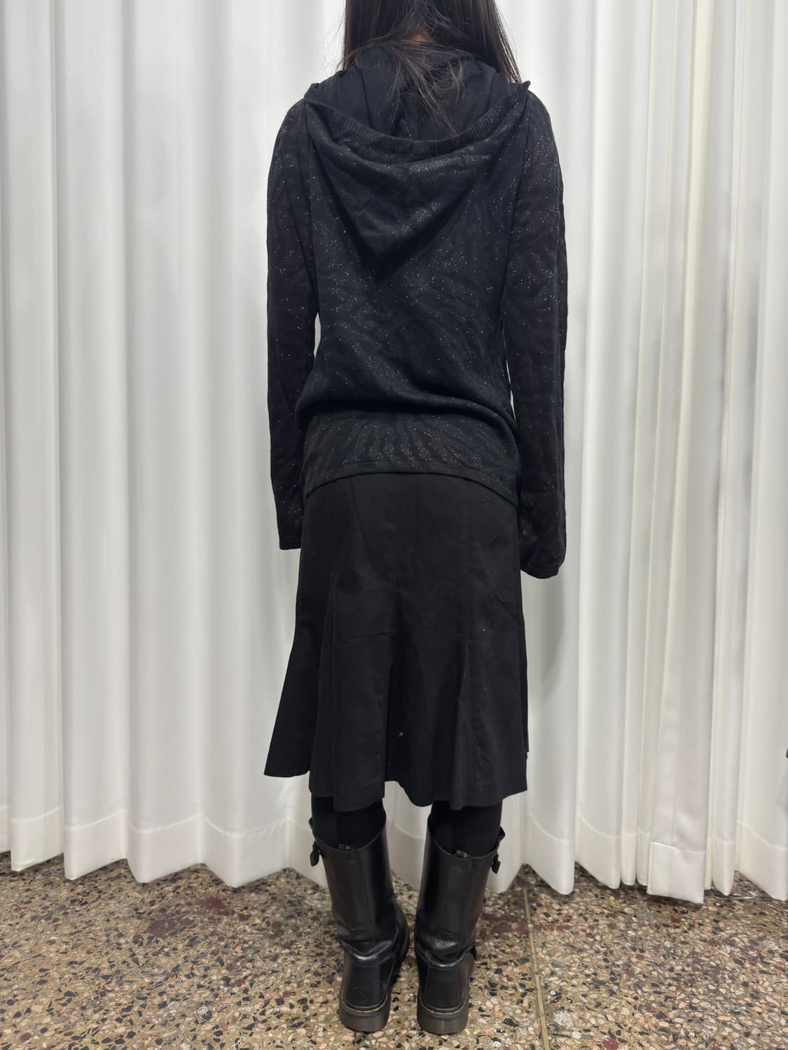 zebra glitter hood twoway zipup  상품이미지5