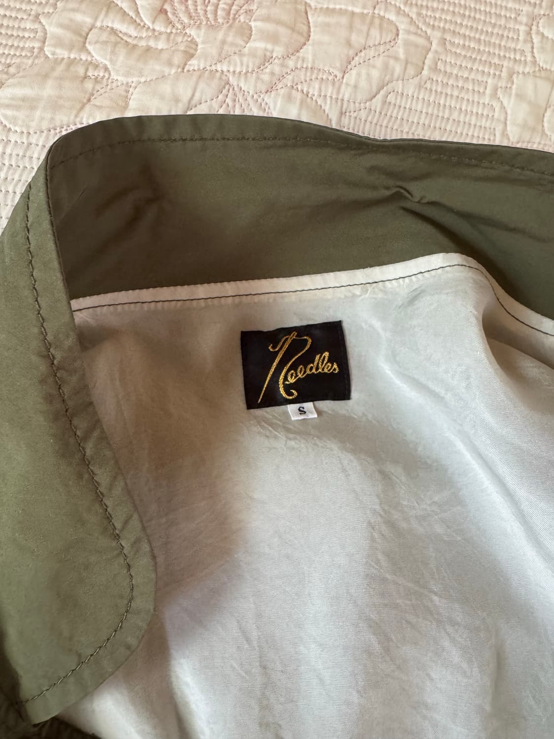 니들스(Needles) 블루종 카키 s사이즈 상품이미지3