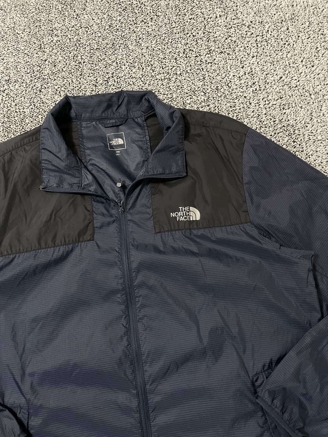 빈티지9. 노스페이스 집업 바람막이 나일론 윈드브레이커 점퍼 네이비 상품이미지2