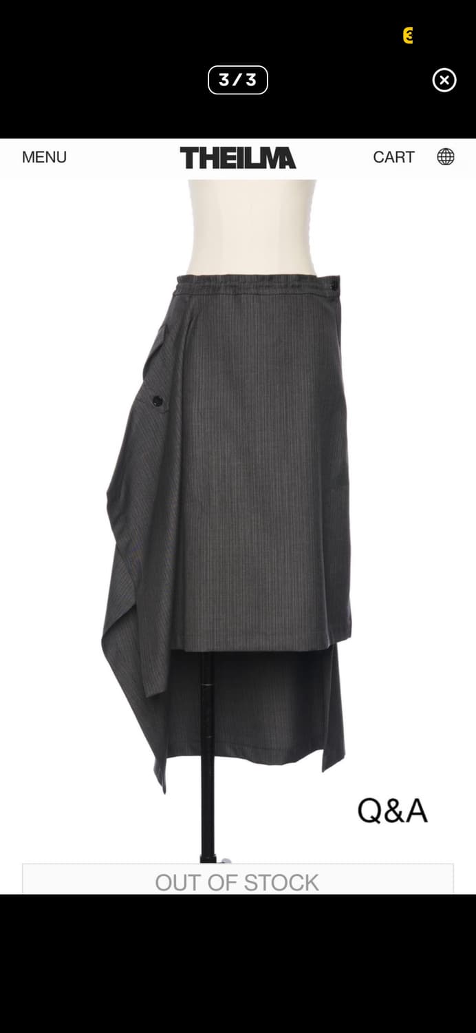 더일마 EDDIE FLAPPED SKIRT 상품이미지1