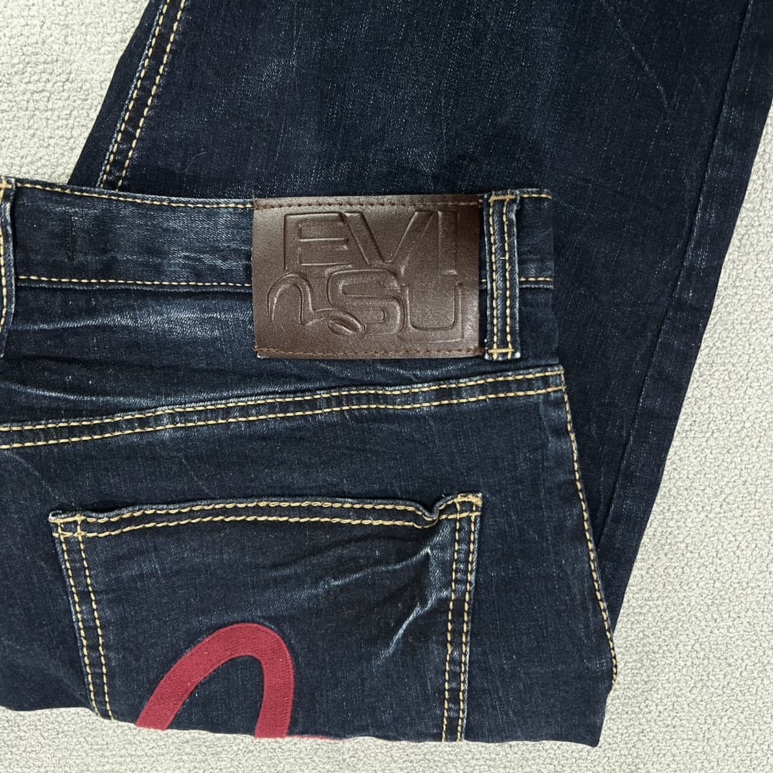 EVISU 에비수 데님 반바지 35 상품이미지3