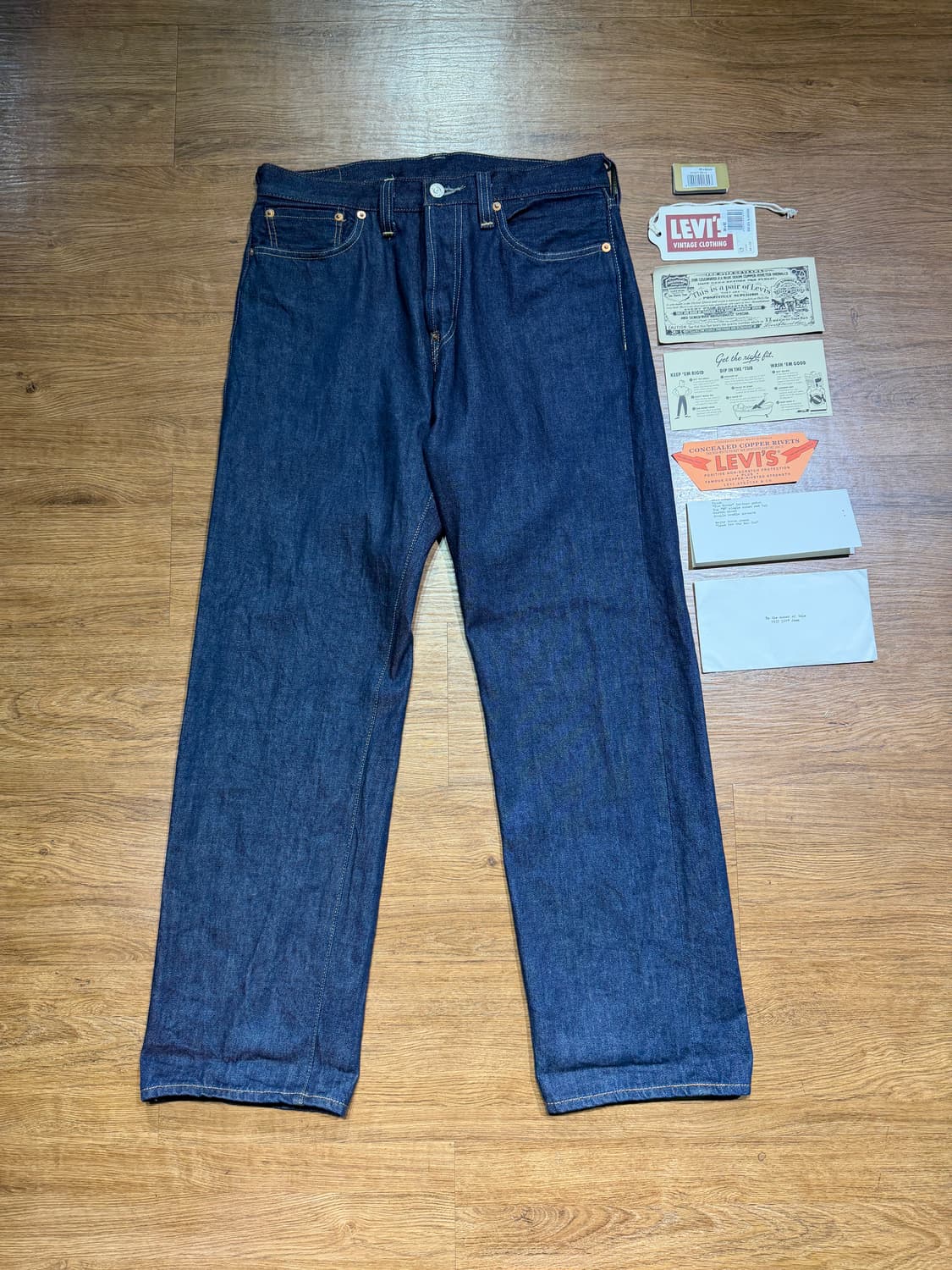 [34x32]리바이스 lvc 37501 데님팬츠(소킹O) 상품이미지1