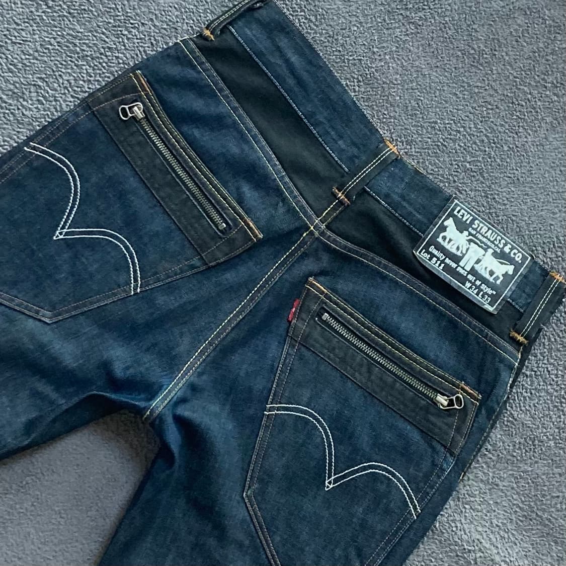 리바이스 511 데님팬츠 W34 L33 상품이미지4