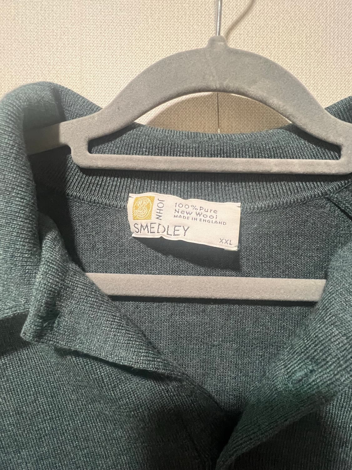 John Smedley 존스메들리 그린 폴로 니트 상품이미지3