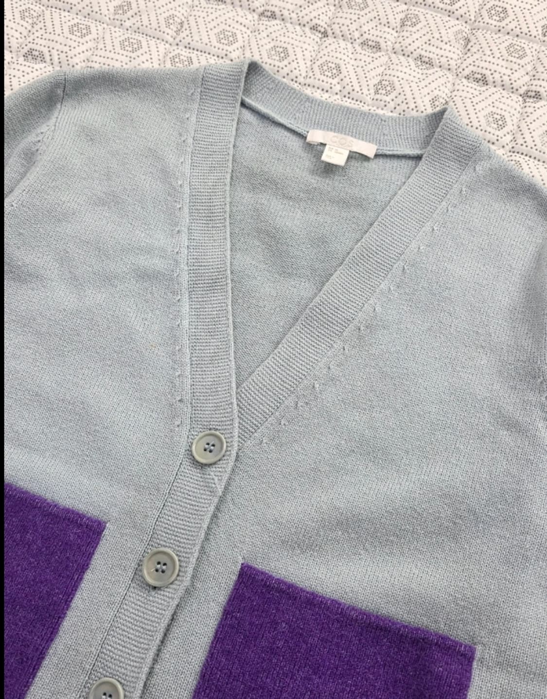 COS 코스 컬러블록 가디건 ~55 상품이미지3