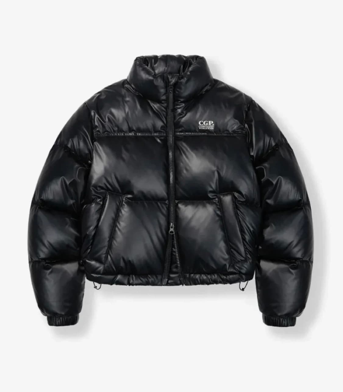 코드그라피 글로시 덕다운 숏패딩 상품이미지1