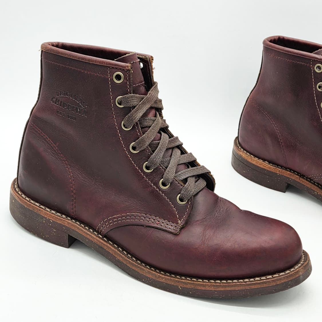 치페와 6인치 서비스 부츠 버건디 (265) 상품이미지5