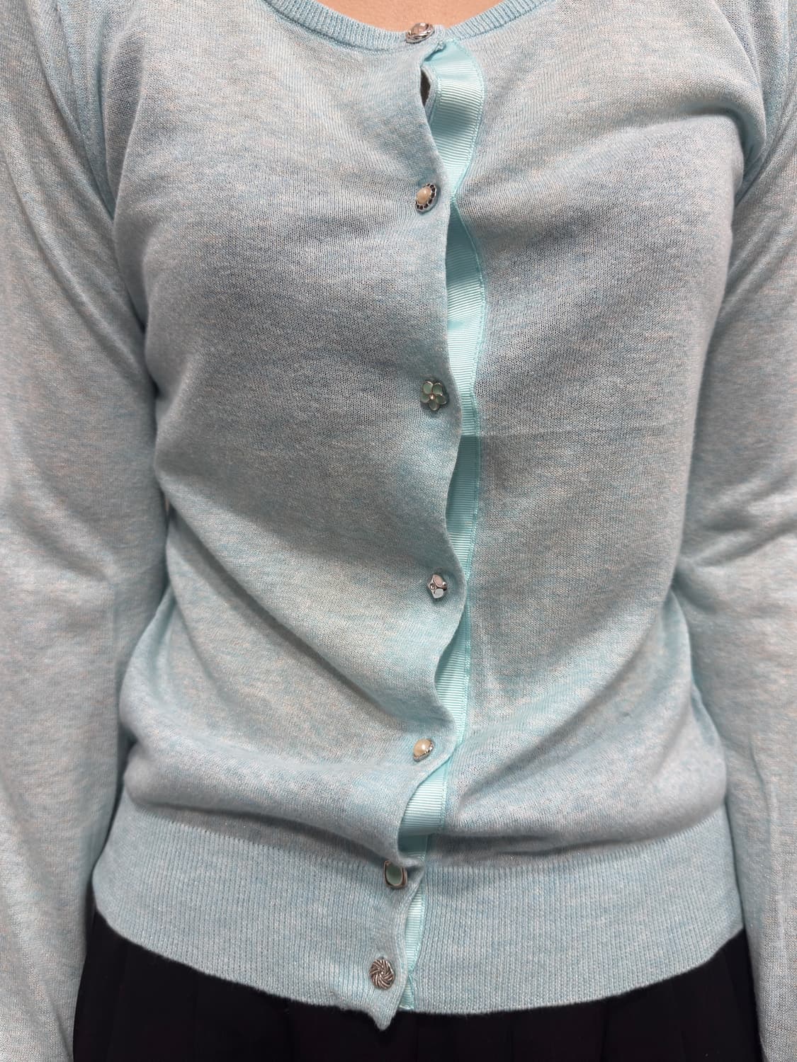 soft blue cardigan 상품이미지2
