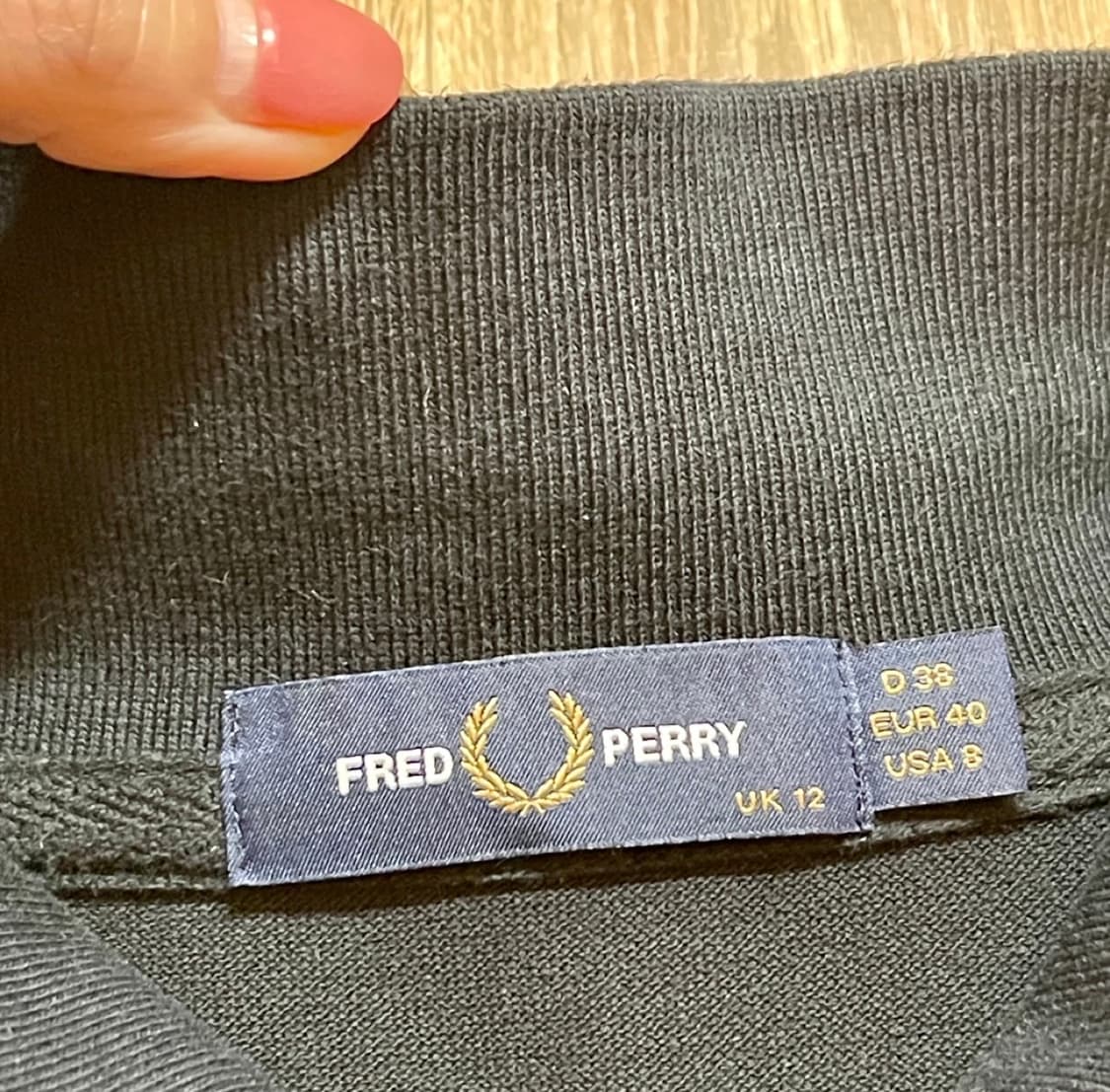 프레드 페리 Fred perry 여성 폴로 셔츠 블랙 M사이즈 상품이미지3