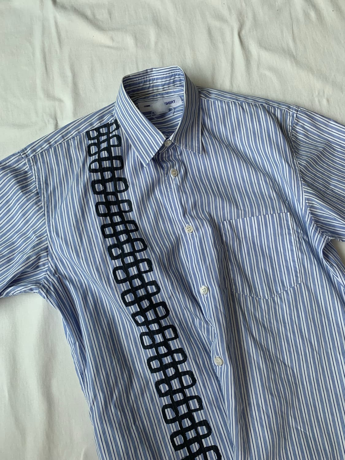 Comme des Garcons striped half shirt 상품이미지1