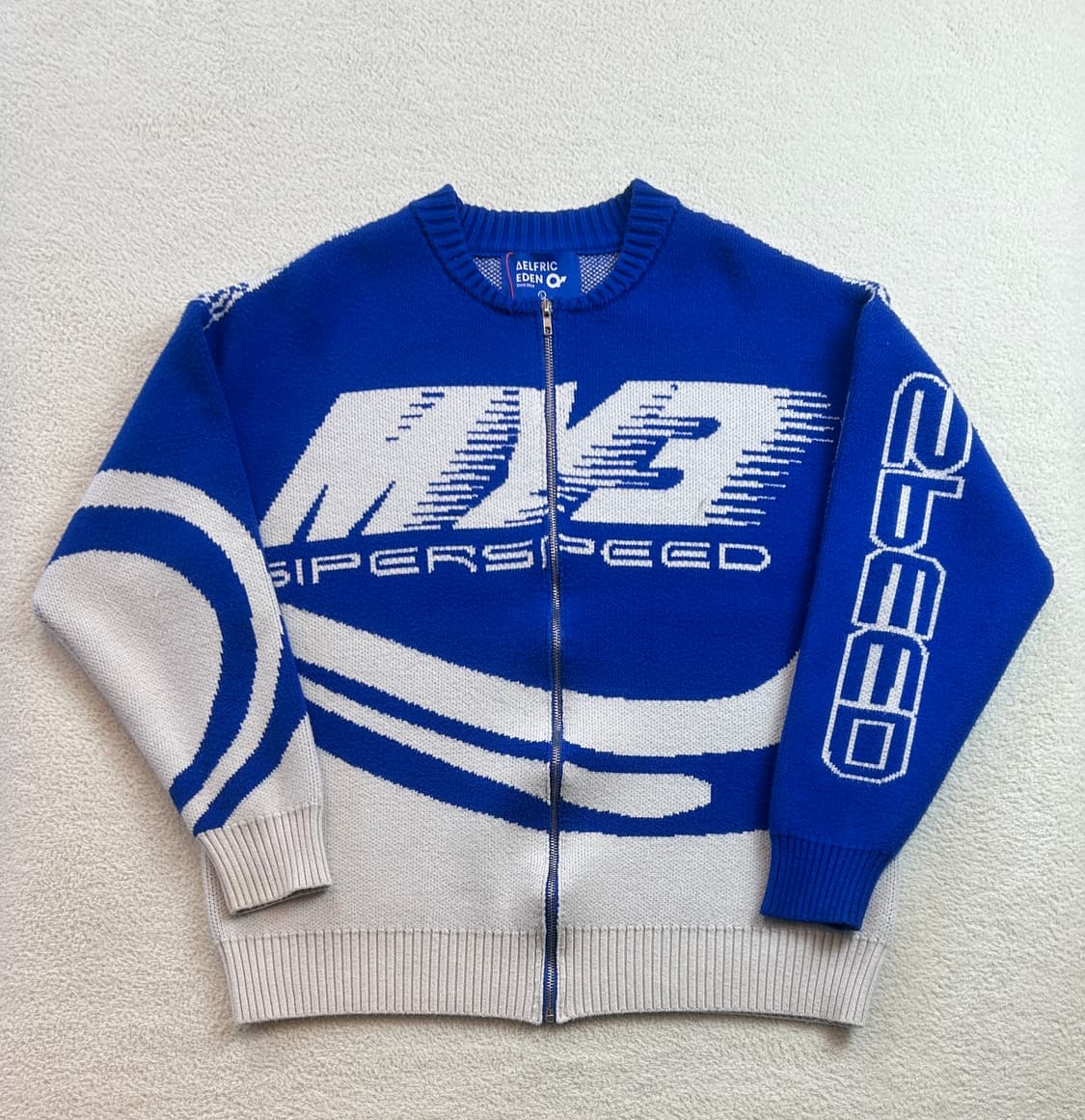 빈티지 레이싱 니트집압 상품이미지1