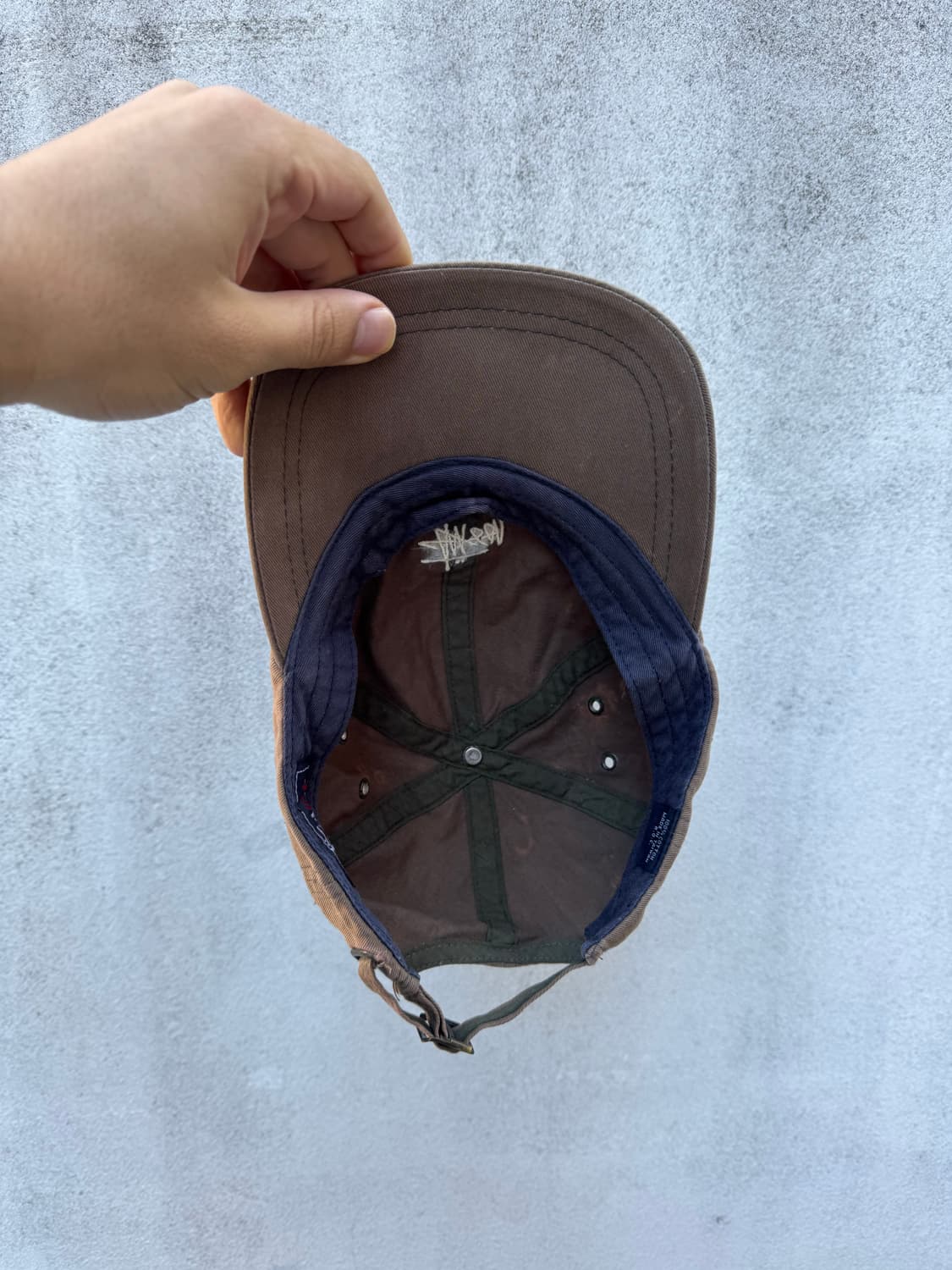 90s 스투시 Script Logo 볼캡 상품이미지6