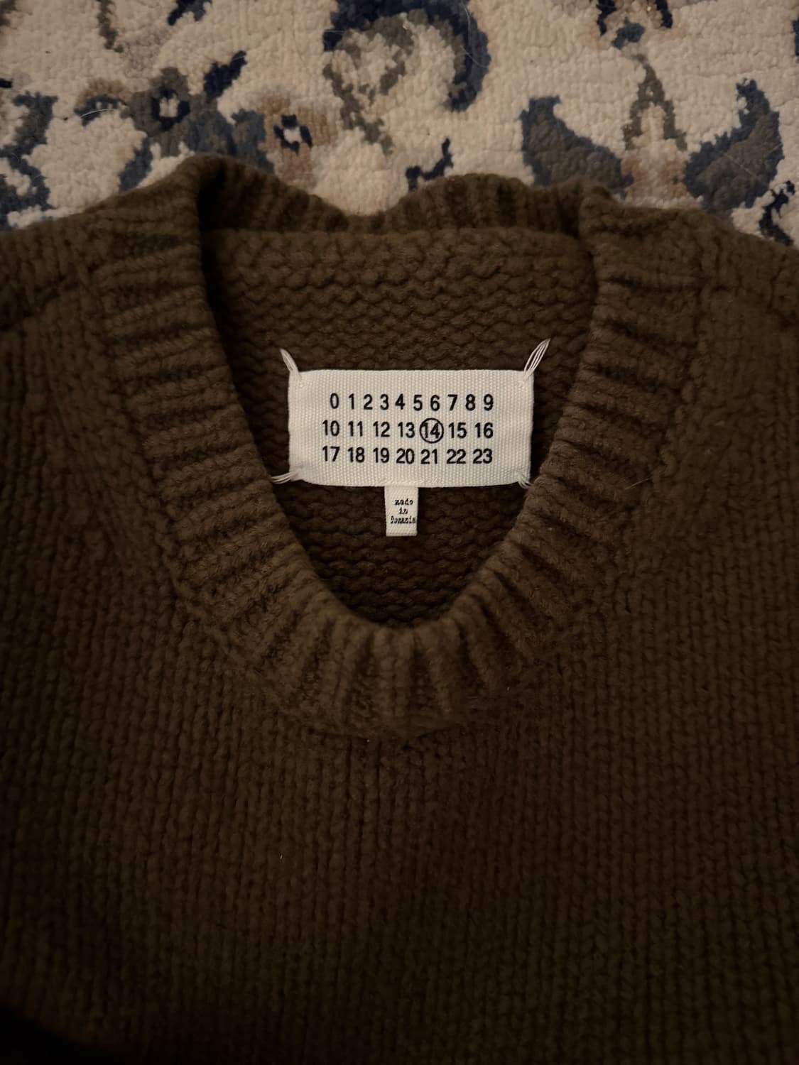 마르지엘라 지퍼슬리브 니트 스웨터 상품이미지3