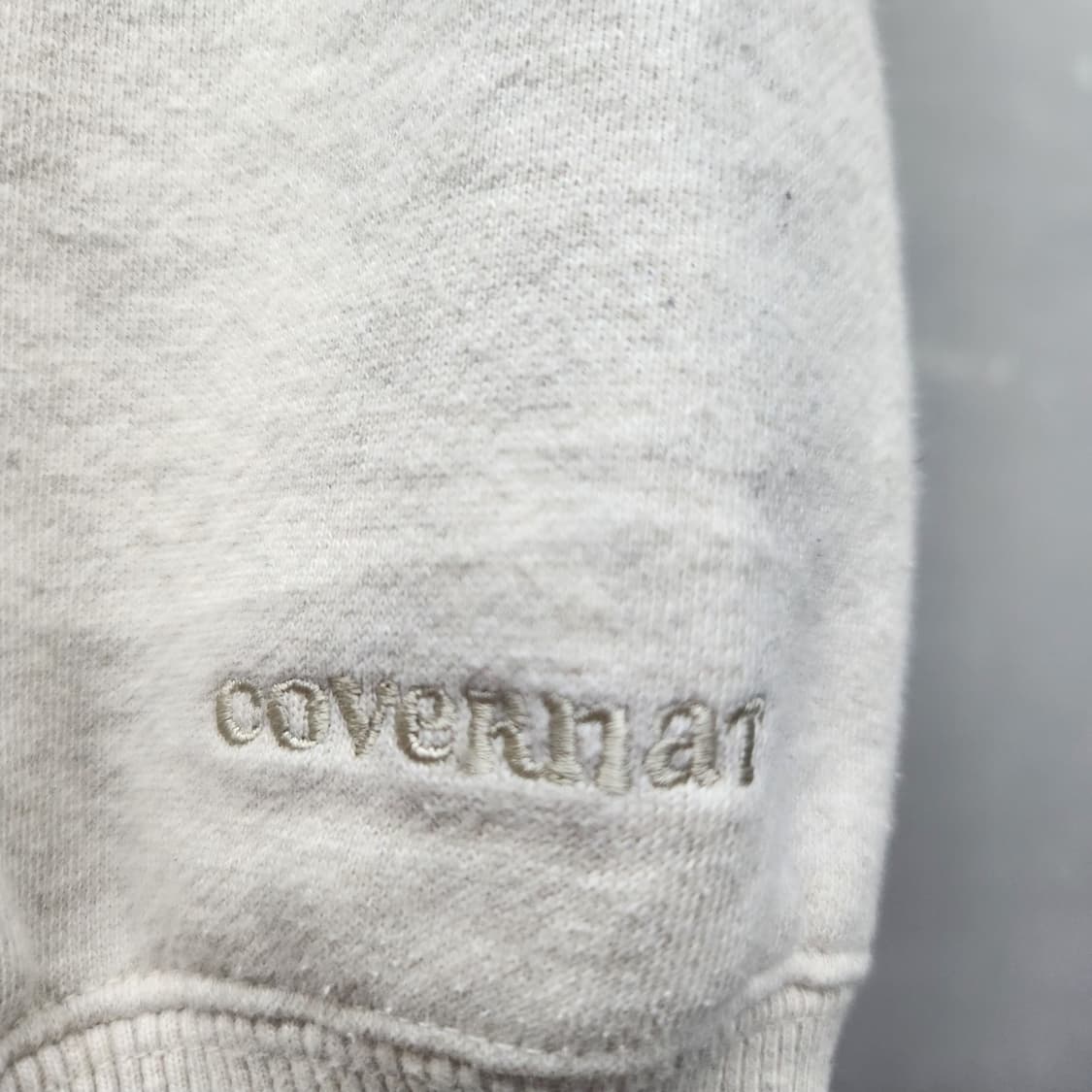 커버낫 빅클로버 로고 크롭 맨투맨 L 상품이미지3