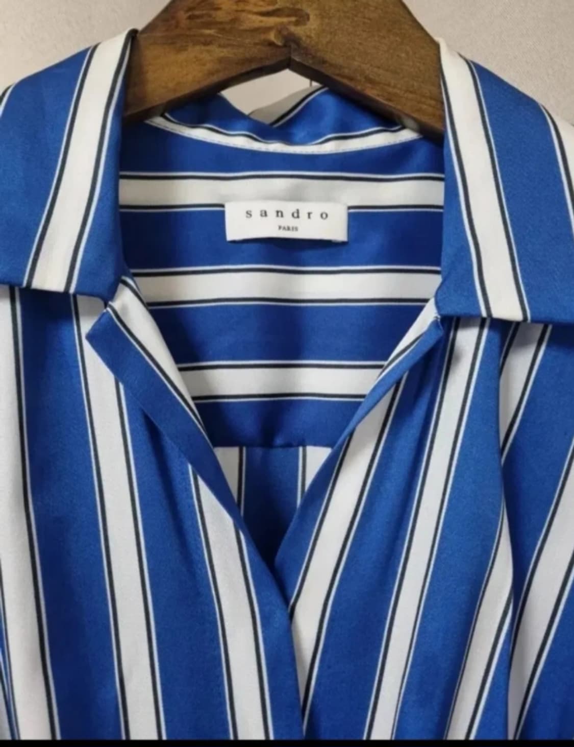 정품 산드로 스트라이프 점프수트 36사이즈  44-55 상품이미지7